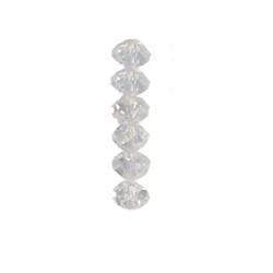 AussieSuperStore Jewellery Making Supplies Crystal AB Bead Crystal Squashed Facet 6mm 42pcs (in 5 colours) Bead Crystal Squashed Facet 6mm 42pcs | Jewellery Making Beads 9323823153427 CRY020